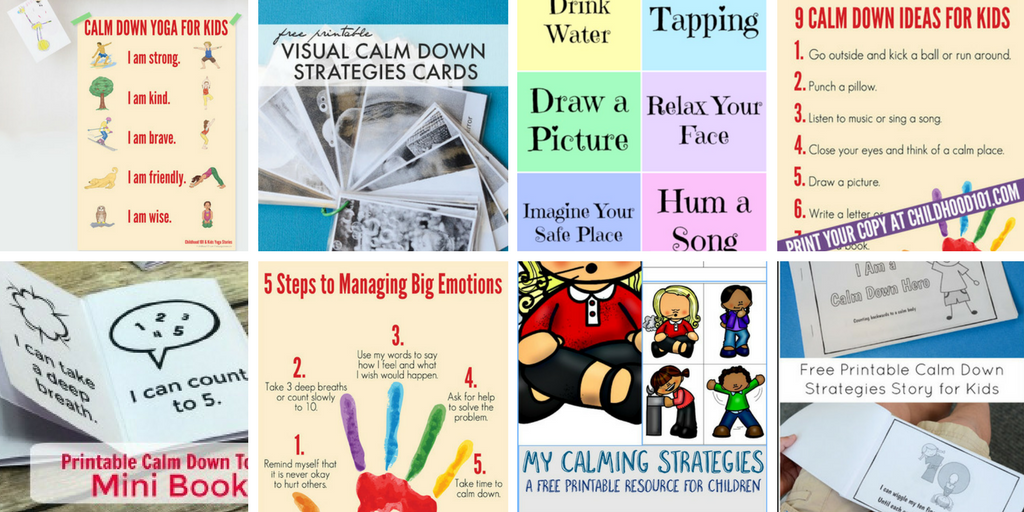Free Calm Down Printables to Add to Your Calming Corner